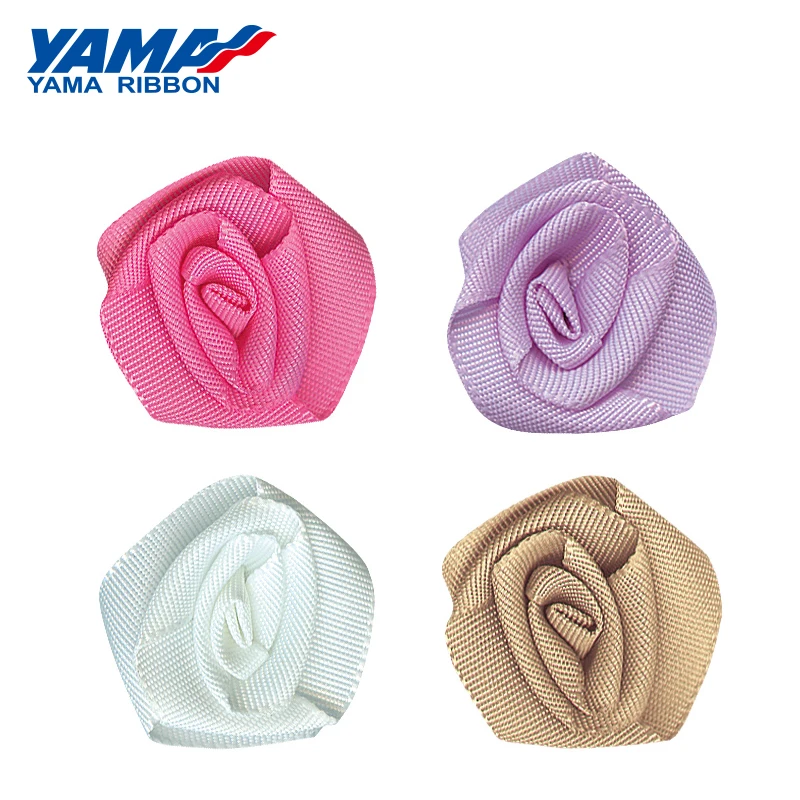YAMA розы Диаметр 22mm±2mm 200 шт./пакет лента Платье для девочек Одежда DIY Аксессуары Свадебная вечеринка украшения