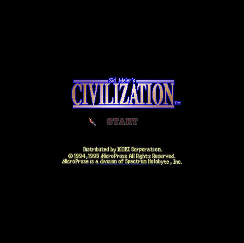 Civilization USA версия 16 бит большая серая игровая карта для NTSC игрового игрока