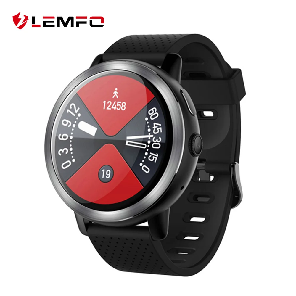Мужские Смарт часы LEMFO LEM8 4G Android 7.1.1 2 ГБ + 16 GPS камера Мп экран 1 39 дюйма AMOLED