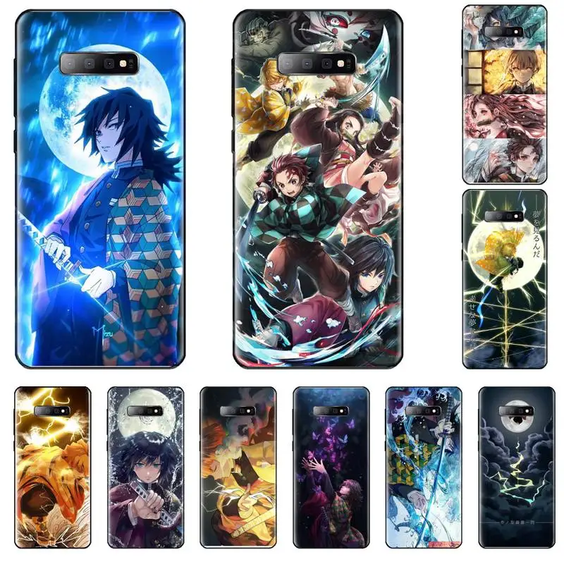 

Kimetsu No Yaiba Demon Slayer Anime Phone Case For Samsung Galaxy S5 S6 S7 S8 S9 S10 S10e S20 edge plus lite