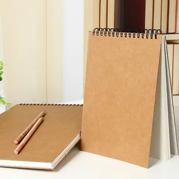 

A3/A4/A5Sketchbook Diary Drawing Painting Graffiti Cover Notebook Stationery Small Paper School Pads Soft Office Memo Blank E0Q1