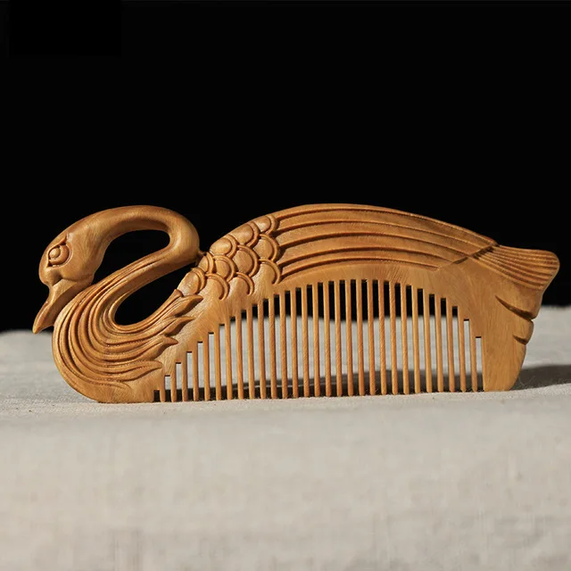 sandalwood comb Деревянная подставка для стола, зеркало для макияжа, косметическое настольное зеркало для макияжа, косметическое туалетное зеркало для студенческого общежития, зеркало для книг, Новинка - Цвет: sandalwood comb
