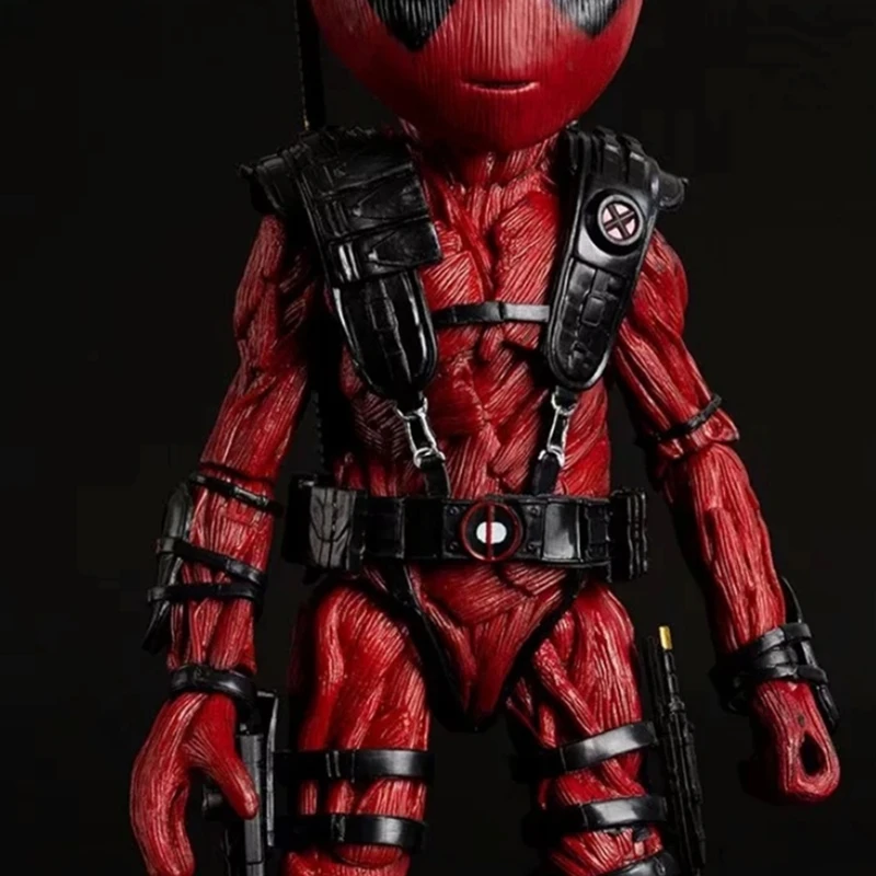 Groot COS Deadpool дерево человек модель HT 1:1 фигурка с подвижными соединениями подвижная Коллекционная игрушечная статуэтка в коробке 26 см