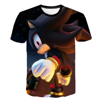 

3D Cartoon Sonic Game Print T-shirts Costume T Shirt Summer T-shirt Clothing Tee Tops Clothes