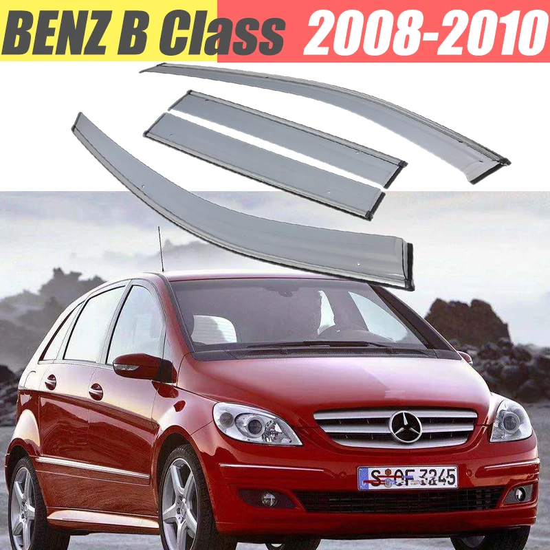 Для Benz B Class B180 B200 B220 B250 B260 W246/Защита от дождя/Защита от дыма, окна дождя, ветрового козырька 4 шт./1 комплект 2008 - Цвет: 2008-2010