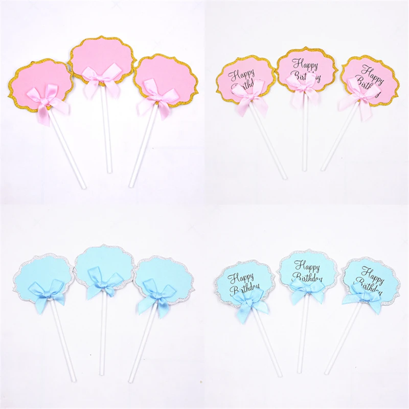 10 шт. мини пирожное для дня рождения топперы торт Топпер украшения выбор юбилей