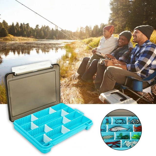 Fishing Box Red Blue Black Orange Easy To Carry Compact Fishing