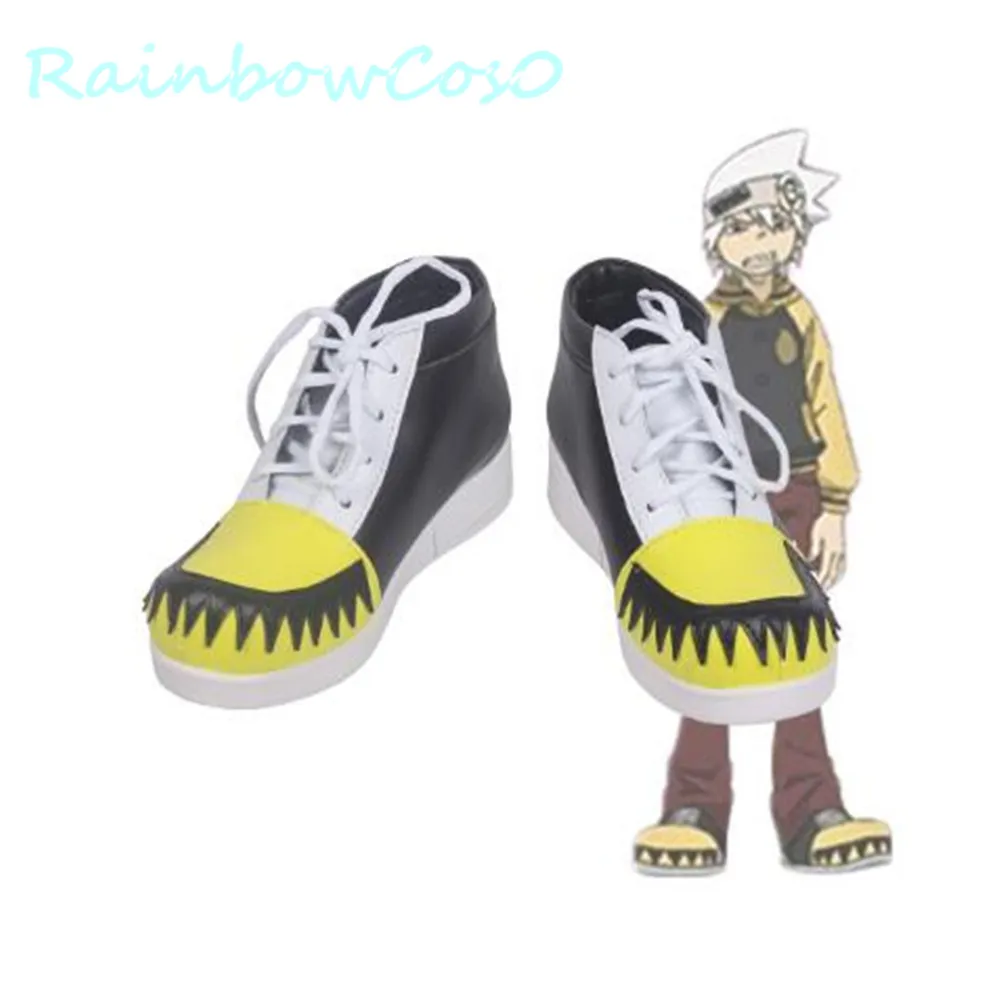 RainbowCos0 Косплэй обувь SOUL EATER Пожиратель душ смерть с косой Сапоги аниме Хэллоуин