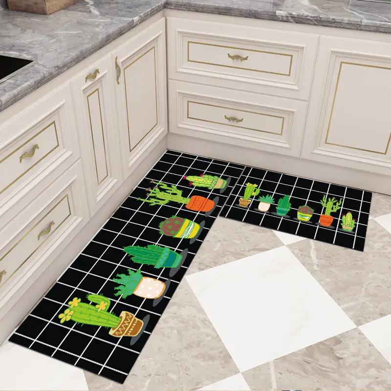 Длинный кухонный коврик для ванной напольный Впитывающий Коврик спальни