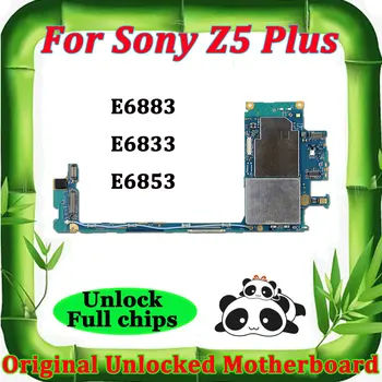 

Full unlocked mainboard for Sony Ericsson Xperia Z5 plus E6883 E6833 E6853 Motherboard Android System logic board main boards OS