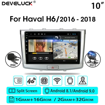 

10.1" Android 9.0 DSP 2 Din For GREAT WALL Haval H6 2016-2018 Car Radio Multimedia Video Player Navigation GPS 4G ENT WIFI