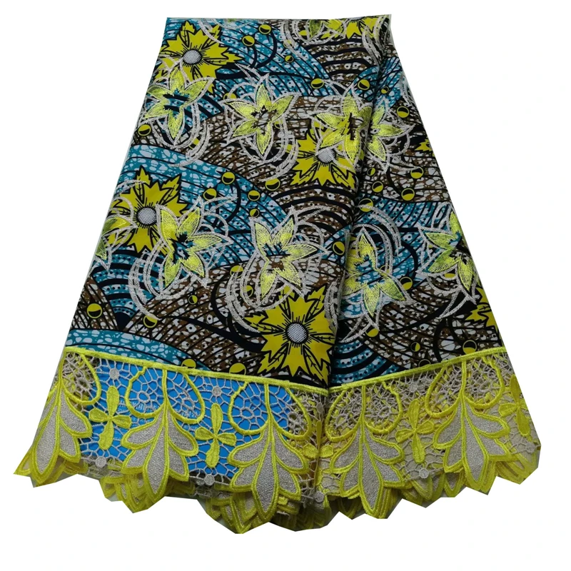Высококачественная кружевная ткань восковой шнур кружевная ткань Африканская кружевная ткань восковой шнур кружева для женщин Свадебное платье 82901