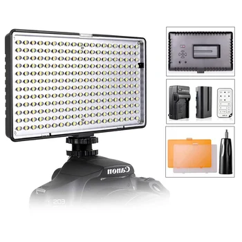 

SPASH TL-240S LED Video Light Studio Photo Lamp Camera Light Remote Control Photography Lighting Panel Lamp 240 leds CRI93