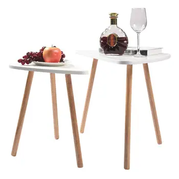 

Set of 2 Nesting Tables Stacking Coffee/Side/End Tables for Living Room Decor