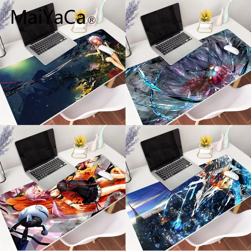 

Mouse Pad xxl Guilty Crown mouse pad Durable Desktop mat Gaming Mouse Pad gamer Large Deak Mat 800x400mm for overwatch/cs go