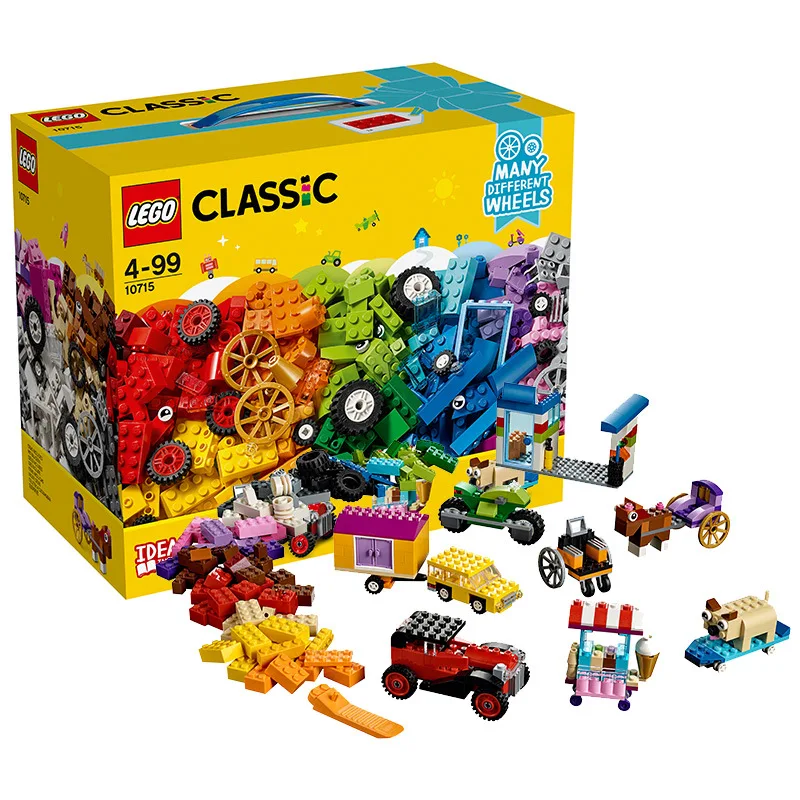 

LEGO Classic Creative Series 10715 LEGO Multi-Wheel Creative Tiling Box Lego Inserted Building Blocks Toy
