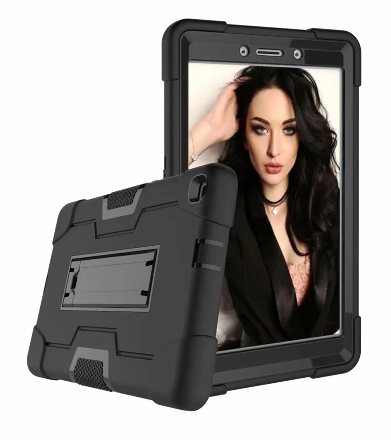 Чехол для Samsung Galaxy Tab 8,0 дюймов SM-T290 SM-T295 чехол противоударный Броня сверхмощный силиконовый чехол-подставка Детский защитный чехол