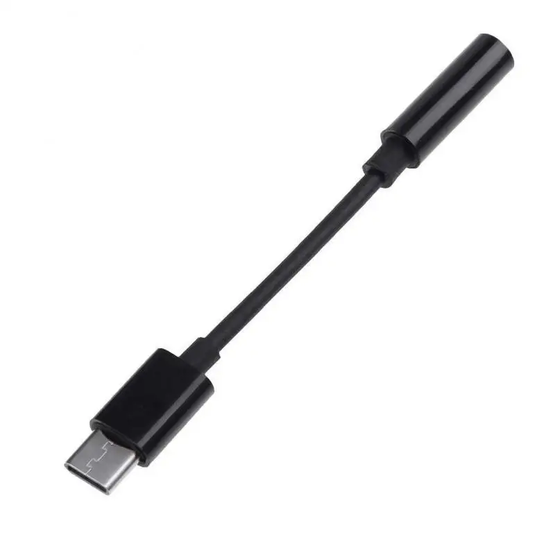Type C Headphone USB To Earphone Adaptador Jack Male 3.5mm Female Auxiliary Adapter Converte Cable | Мобильные телефоны и