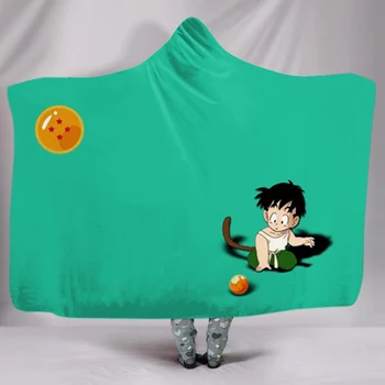 

100% Microfiber Winter Custom Blankets for Beds Couch Dragon Ball Thick Fleece Home Travel Blanket for Boys Girl Kids 150x200cm