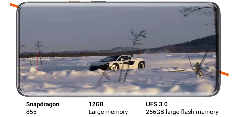 Смартфон OnePlus 7T Pro 12GB 256GB mlaren Snapdragon 855 Plus NFC 6,67 ''Fluid AMOLED 90Hz экран 48MP Тройная камера UFS 3,0