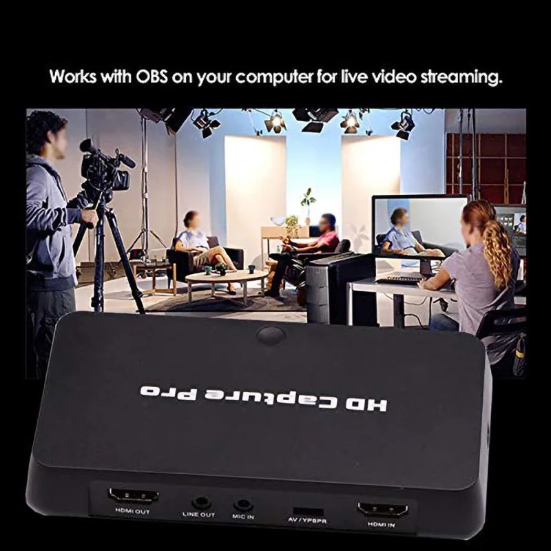 EZCAP295 захват видео USB 2 0 1080P HD аудио рекордер коробка видеокамера компьютер консоль
