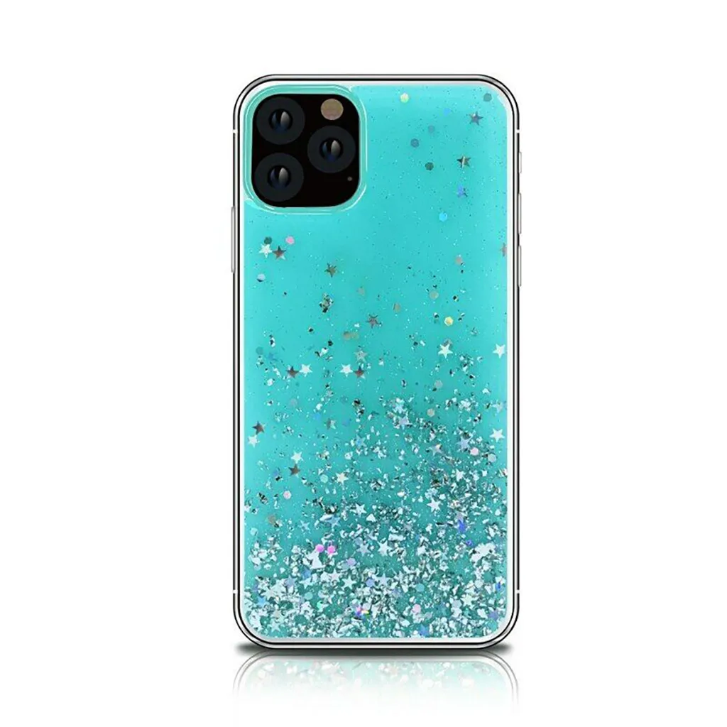 Силиконовый Блестящий со стразами и пайетками чехол для телефона для Iphone 11 Pro Max ультра тонкий мягкий прозрачный чехол хипстер креативный