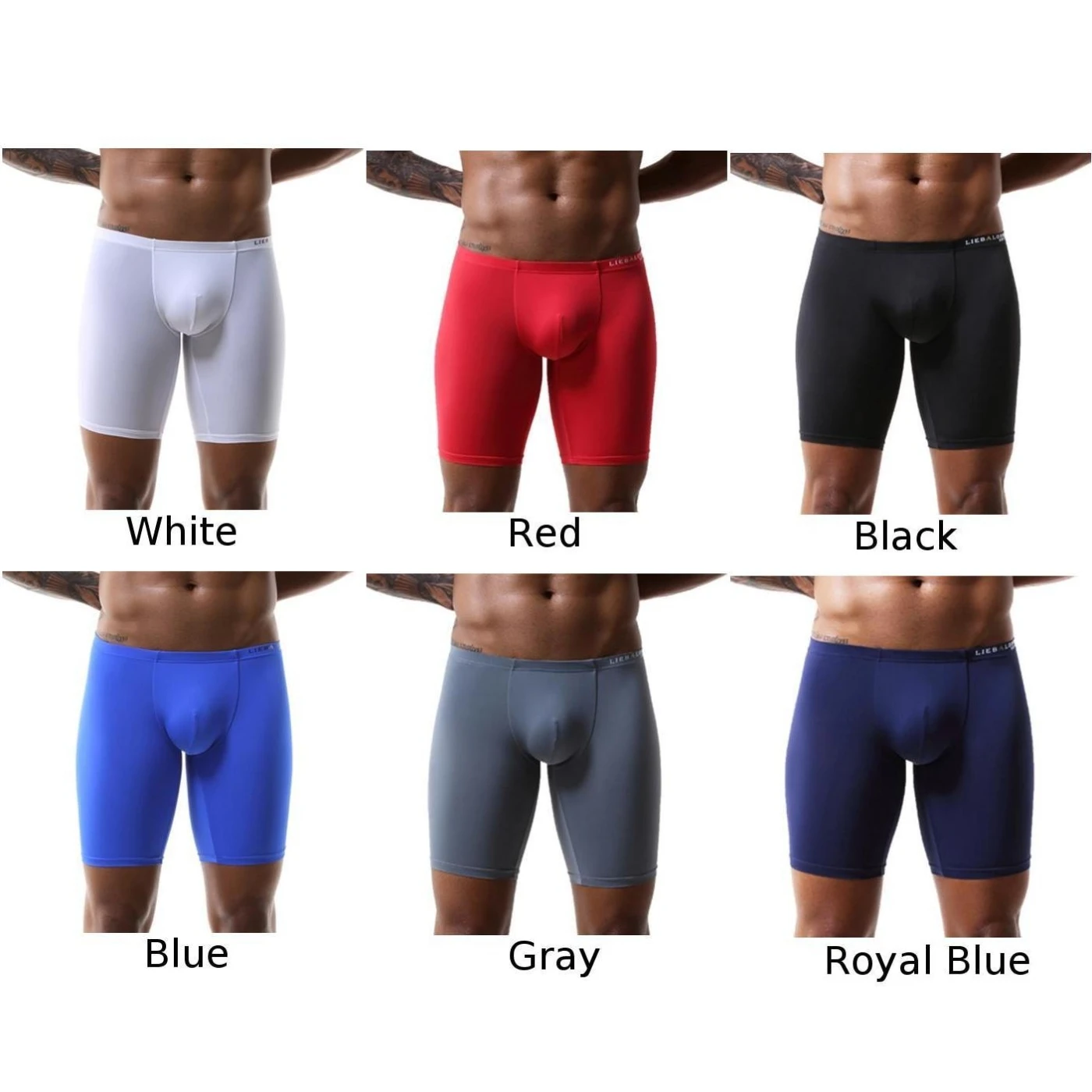 Men underwear Sexy Low Rise Breathable boxers High Elastic Underwear Boxers Viscose Trunks male panties