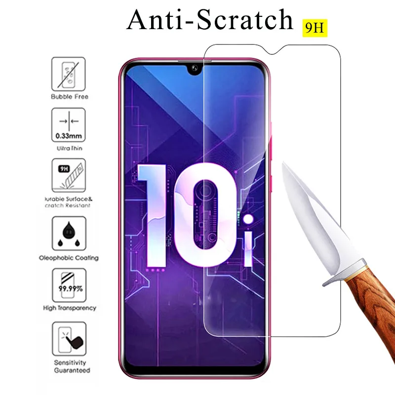 2 шт закаленное стекло для huawei honor 10i 10 lite защитная пленка на весь экран для huawei honor 10 10i Защитная стеклянная пленка
