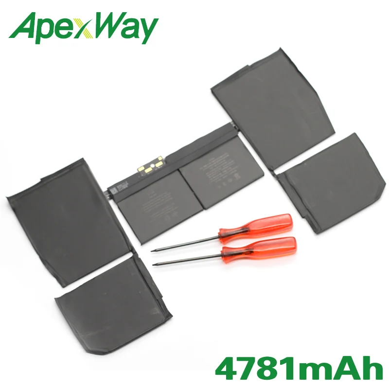 ApexWay 11 4 V 4781mAh A1705 Аккумулятор для ноутбука MacBook Retina A1534 12 ''(2016 лет) | Компьютеры и