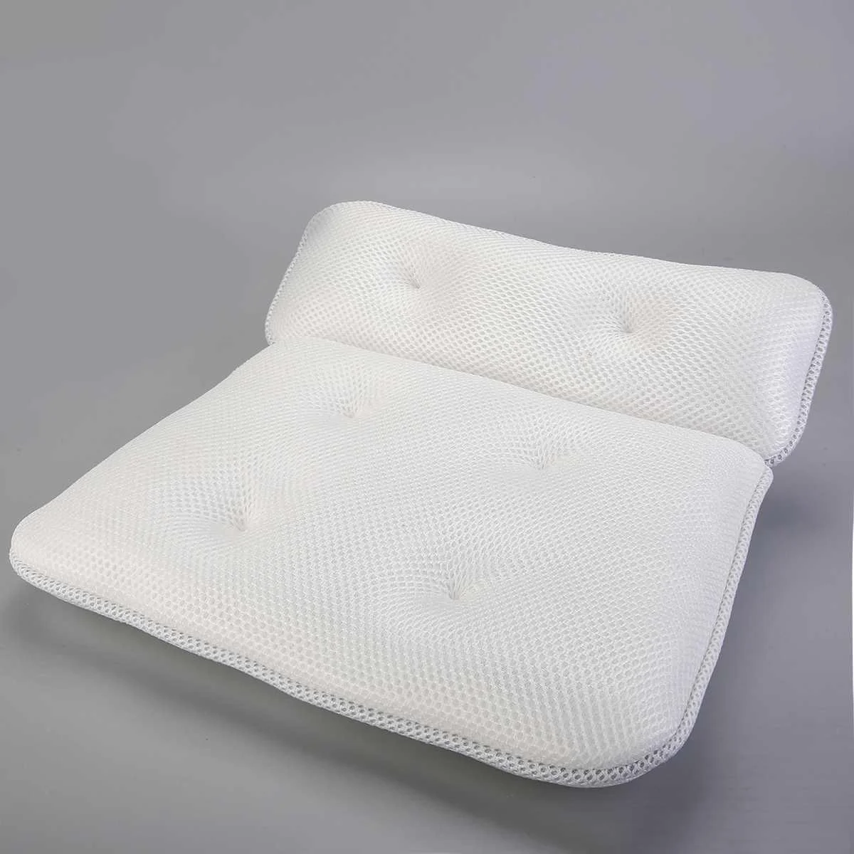 Non-slip домашние подушка для ванны спа Ванная комната подголовник eco-friendly Мощное всасывание чашки 2-Панель Ванна Подушка для ванны гидромассажная Ванна аксессуары