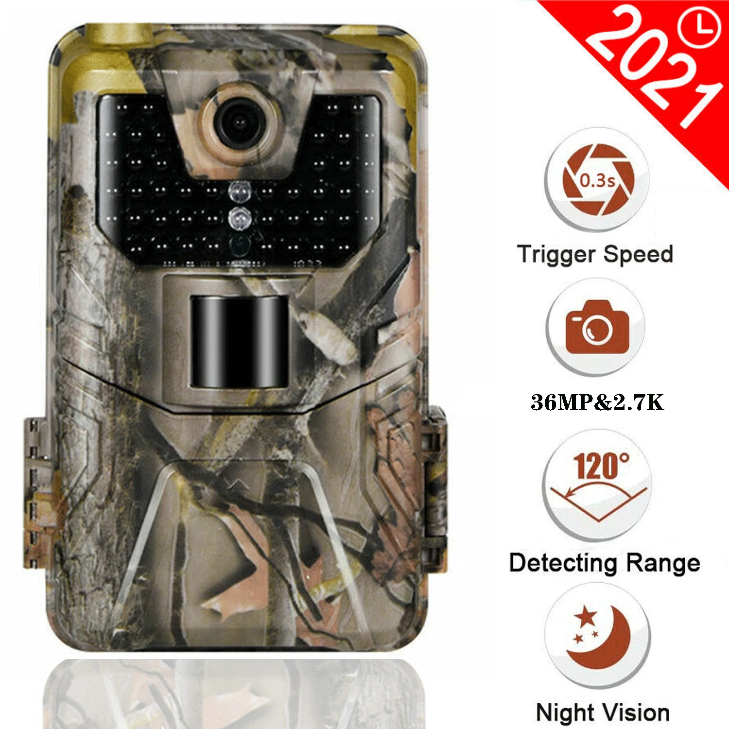 36MP 2.7K Trail Camera 940nm Low Glow Infrared Night Vision Photo Trap Hunting Cameras Wireless Cam HC900A Wildlife Surveillance hunting trail camera trail camera