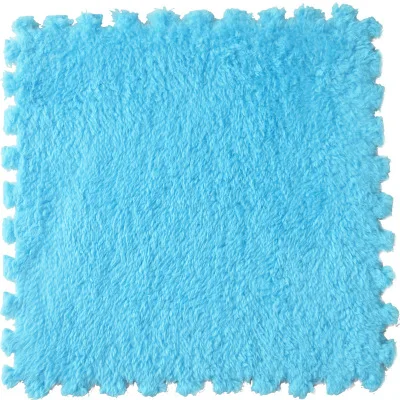 30x30x1 см детские игровые коврики, коврик-пазл, детский коврик из пены EVA, Детский мягкий развивающий игровой коврик для ползания, 9 шт. в сумке - Цвет: blue