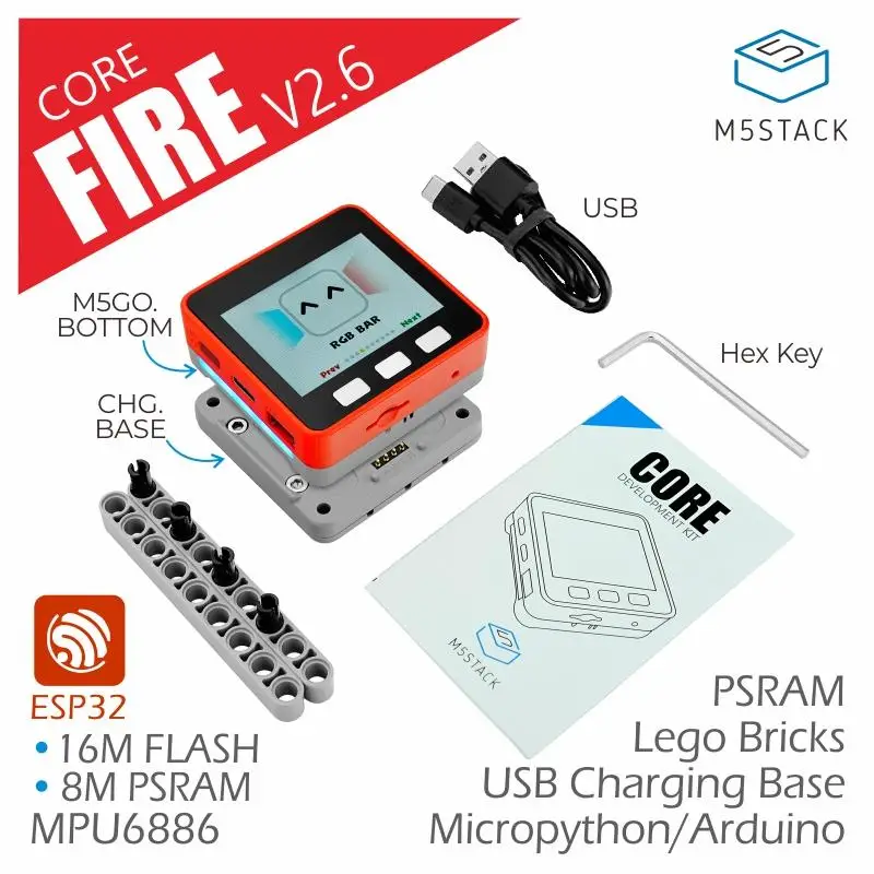  M5Stack FIRE IoT  ŰƮ, PSRAM, V2.6
