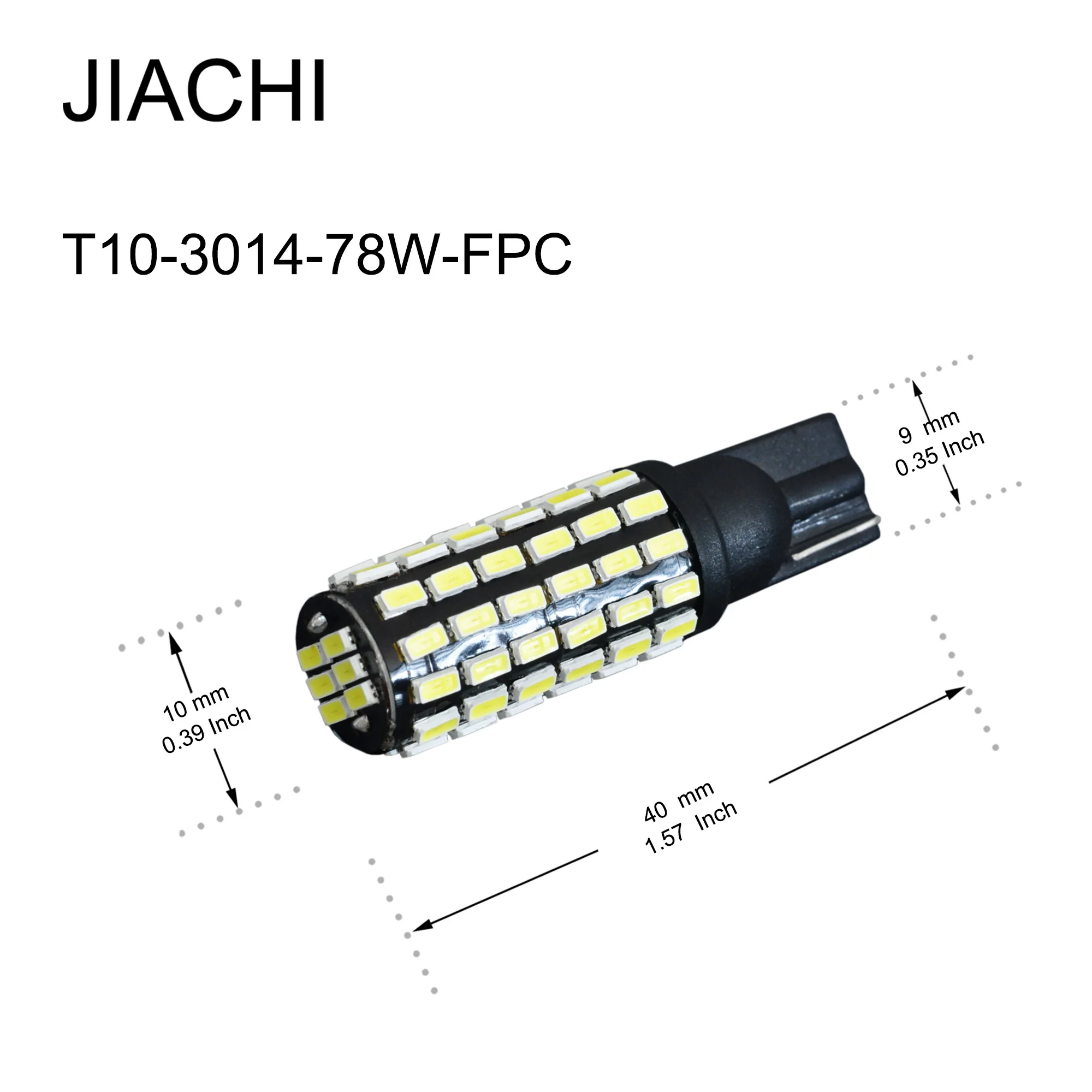 JIACHI 100 шт.; ; детское нижнее белье авто светодиодный лампы T10 W5W 194 168 950Lm салона Купол светильник лампа багажника Автомобильные стояночные огни БАГАЖНИК Грузовой светильник