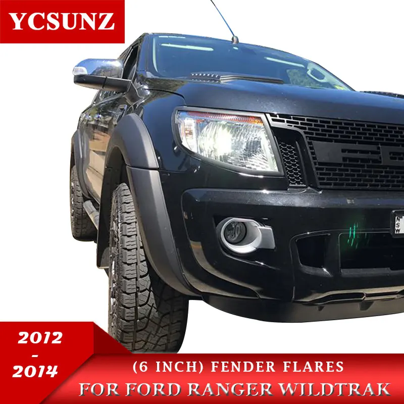 6 дюймовые колесные своды крыла для Ford Ranger Wildtrak T6 2012 2013 2014 двойная