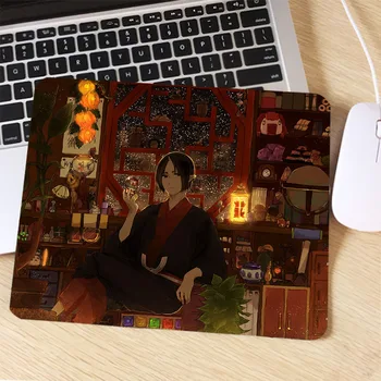 

XGZ Ghost Lamp Cold Cut Anime Mouse Pad HD Print Computer Notebook Keyboard Pad Dining Table Mat Carpet Pad Support Custom