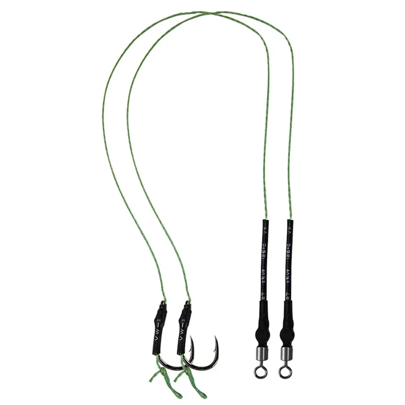 

2Pcs/Bag Fishing Carp Rigs Ready Made 7# 8# 9# 10# 11# 12# Carp Fishing Ready Tied Carp Fishing Hooks Bait Hook