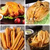 Electric Fryer Fried Chicken Fish Fritters French Fries Fully Automatic Commercial 20L Large Capacity 4800W Stainless Steel 220V 6