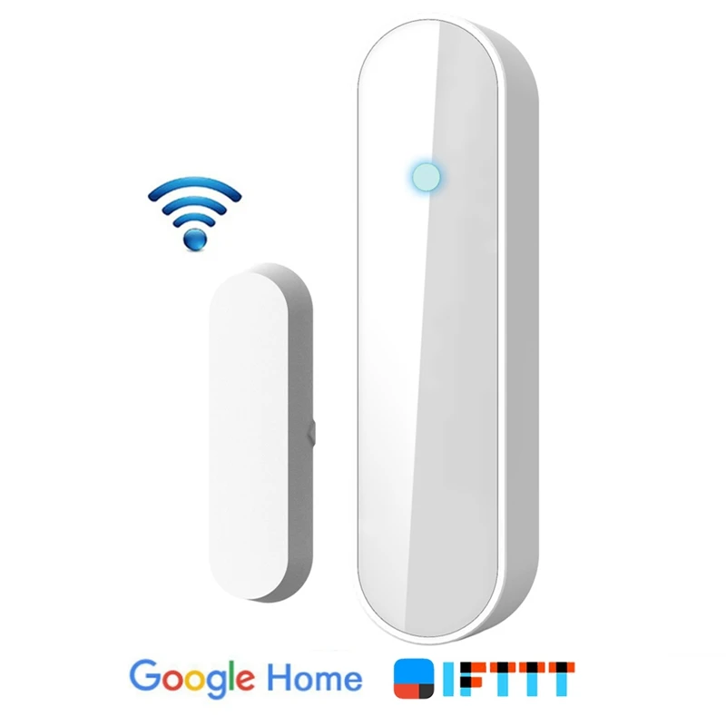 Мини WiFi датчик для двери умный дом безопасности окна сигнализации Поддержка Alexa Google Home IFTTT Tuya APP