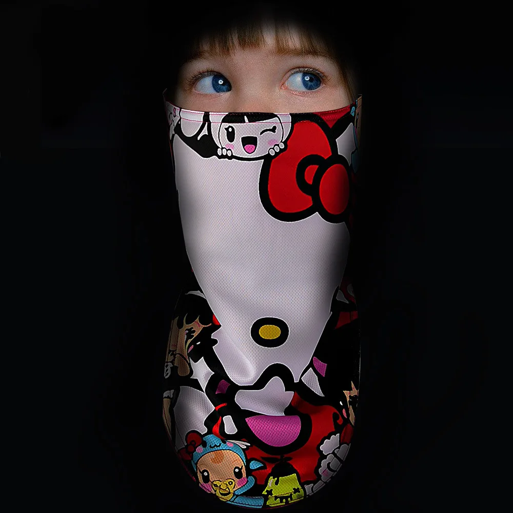 

Veneer Children Skiing Care Face Ski Mask Warm Windproof Scarf Skiing Triangular Binder Protective Covering Riding Equipment