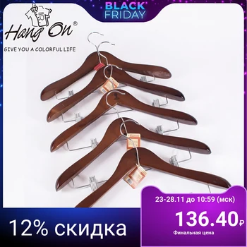 

wooden clothes hangers with clips hangers for wardrobe coat hanger
