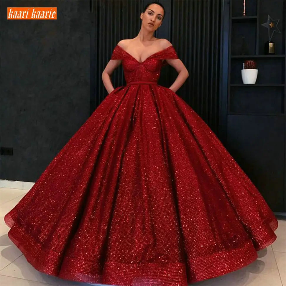 Gorgeous Africa Dark Red Long Wedding 