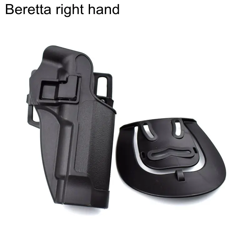 Тактическая кобура Glock 17 19 Beretta 92 ножная кобура военный пистолет кобура для ног левая рука принадлежности для пистолета Глок кобура для стрельбы из пистолета - Цвет: Beretta right
