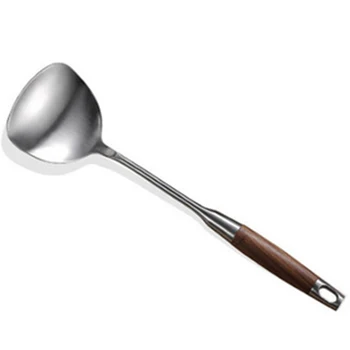 

5Pcs/Set Wood Handle Stainless Steel Cooking Tool Sets Spoon Turner Pasta Server Kitchenware Kitchen Utensil Accessory Cookware