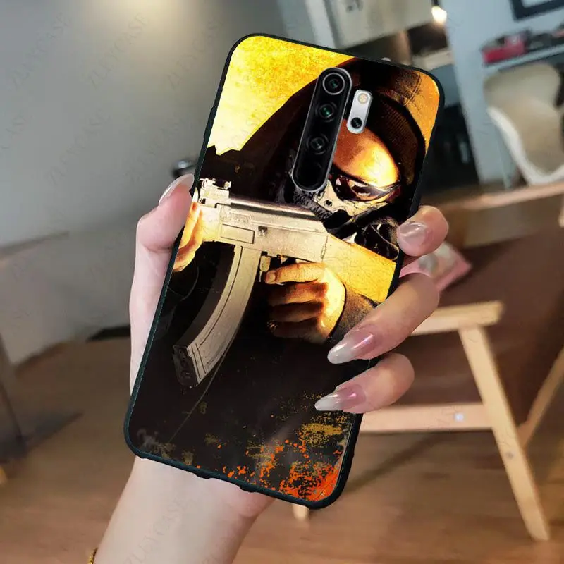 cases for xiaomi blue Phản Kích Cs Đi Chơi Game Điện Thoại Ốp Lưng Cho Redmi Note8pro Note7 Note5 Note6pro 7 7A 8 8A Note8T Note9s Note9pro điện Thoại Di Động cases for xiaomi blue