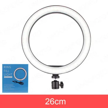 

live Streaming 10-inch 26cm Ring Lamp Flash LED Light USB Photography Lighting Lamp for Camera Smartphone Studio UC9750