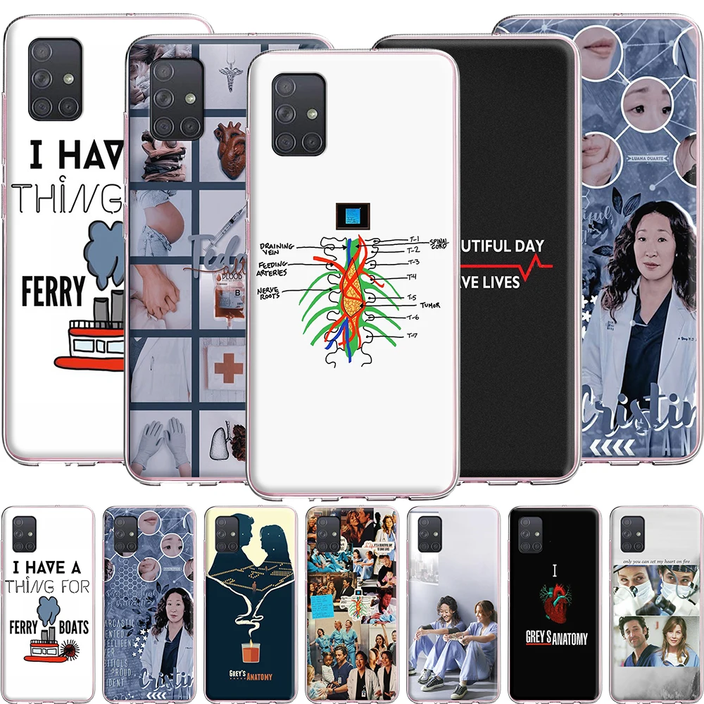 Анатомия медсестра чехол для Samsung Галактики A51 A71 A81 A91 A20 A20S A20E A30 A30S A40S A50 A50S A60 A70 A70S |