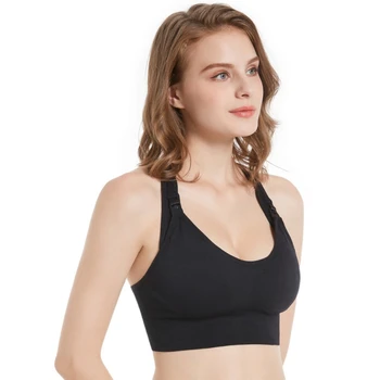 

Pre-opening Breastfeeding Push Up Bra And Female Fitness Gym Active Bra Hollow Breathable Top Sexy Running Yoga Bra Sports Bra