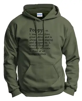 

Poppy Gifts Grandpa Poppy Definition Hoodie Sweatshirt Men Women Hoodie Sweatshirt