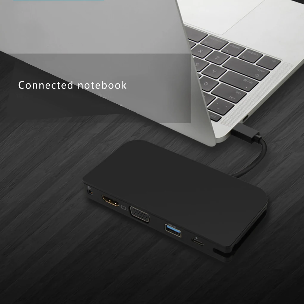Type-C для HD/VGA/Аудио/USB 3,0/USB C порт адаптер type-C удлинитель HD мультимедийный интерфейс конвертер Замена для MACBook